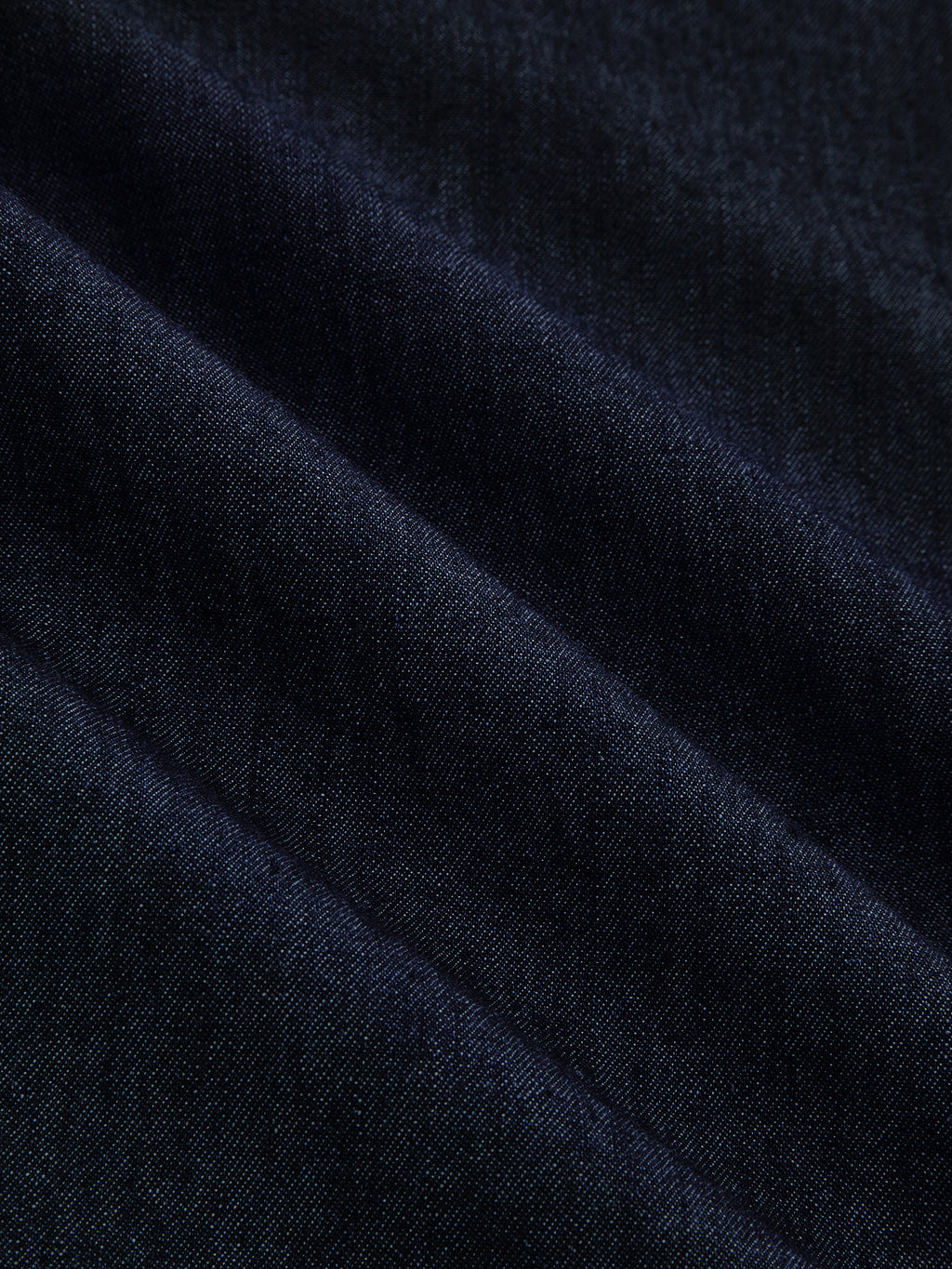 V Yaka Önden Düğmeli Denim Maxi Elbise