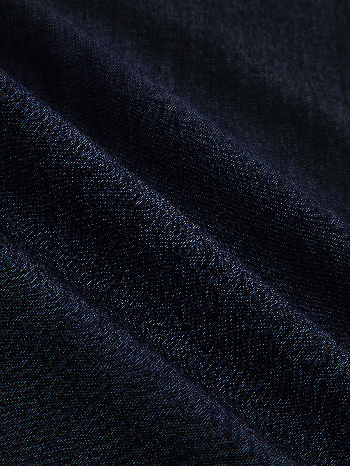V Yaka Önden Düğmeli Denim Maxi Elbise