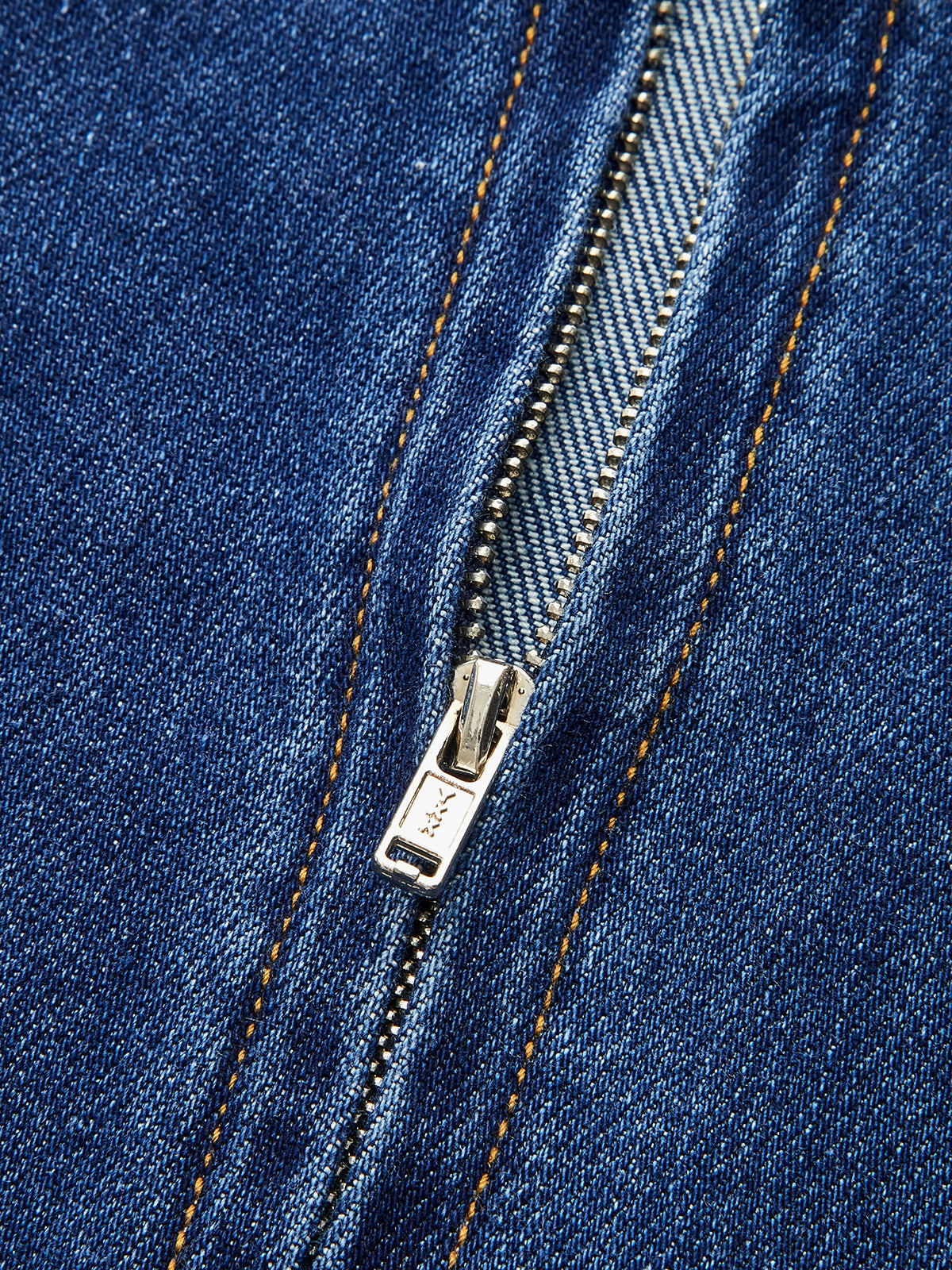 Kare Yaka Dikiş Detaylı Denim Vücuda Oturan Elbise